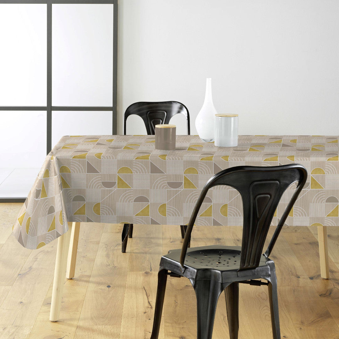 Zelda Luxury Natural - Vaxduk med grafiskt mönster, miljö