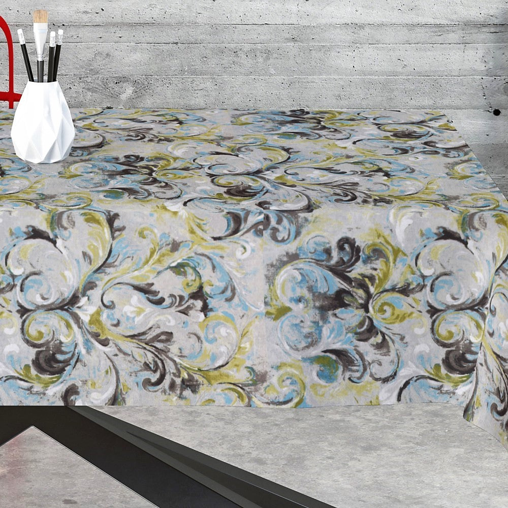 Mantegna - textilvaxduk, rokoko i färger