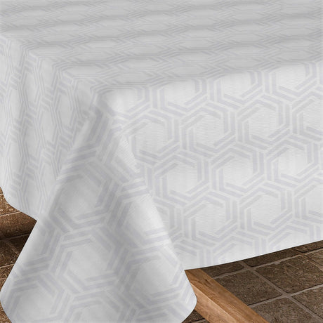 Modigliani Blanco, jacquardvävd textilvaxduk, 180 cm bred