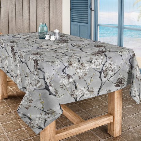 Murakami - Ljusgröna löv, textilvaxduk som uttrycker tidig vår