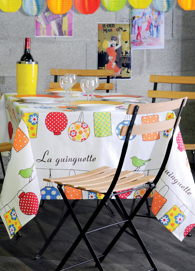 Textilvaxduk Laura Lancelle, Guinguette