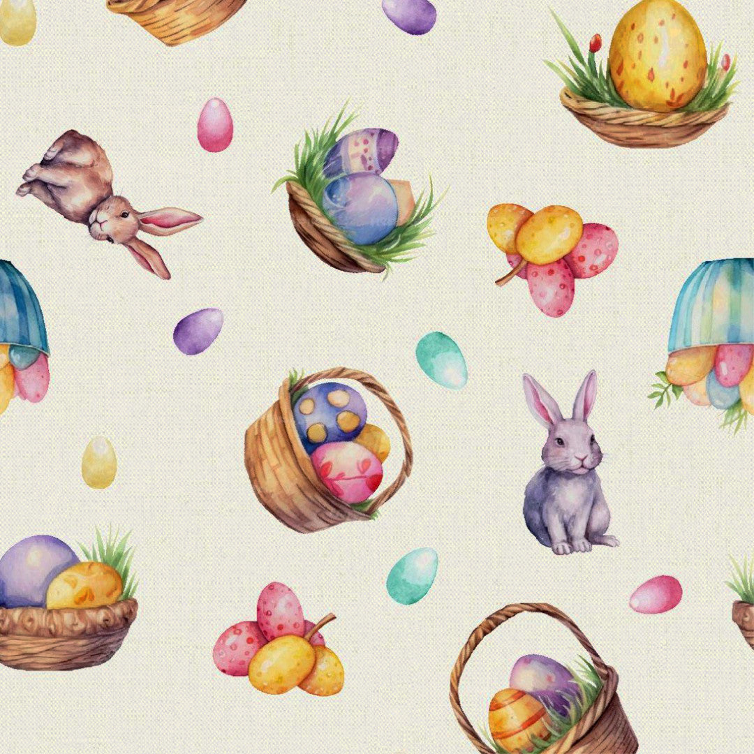 Alba Natur - Textilvaxduk med påskmotiv