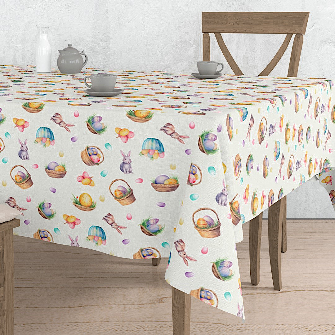 Alba Natur - Textilvaxduk med påskmotiv