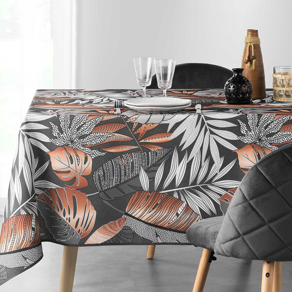 Alianor Antracit 150 x 240 cm, rektangulär duk med fläcksksydd