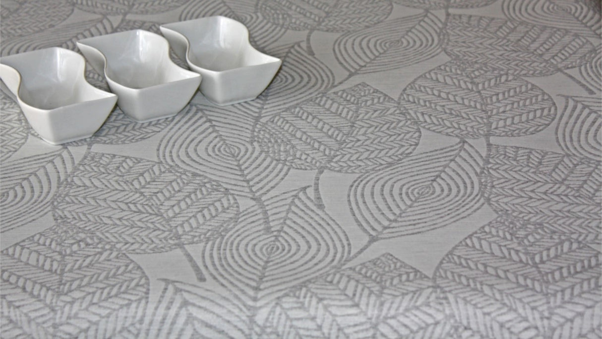 Amberes Jacquard, grå blad