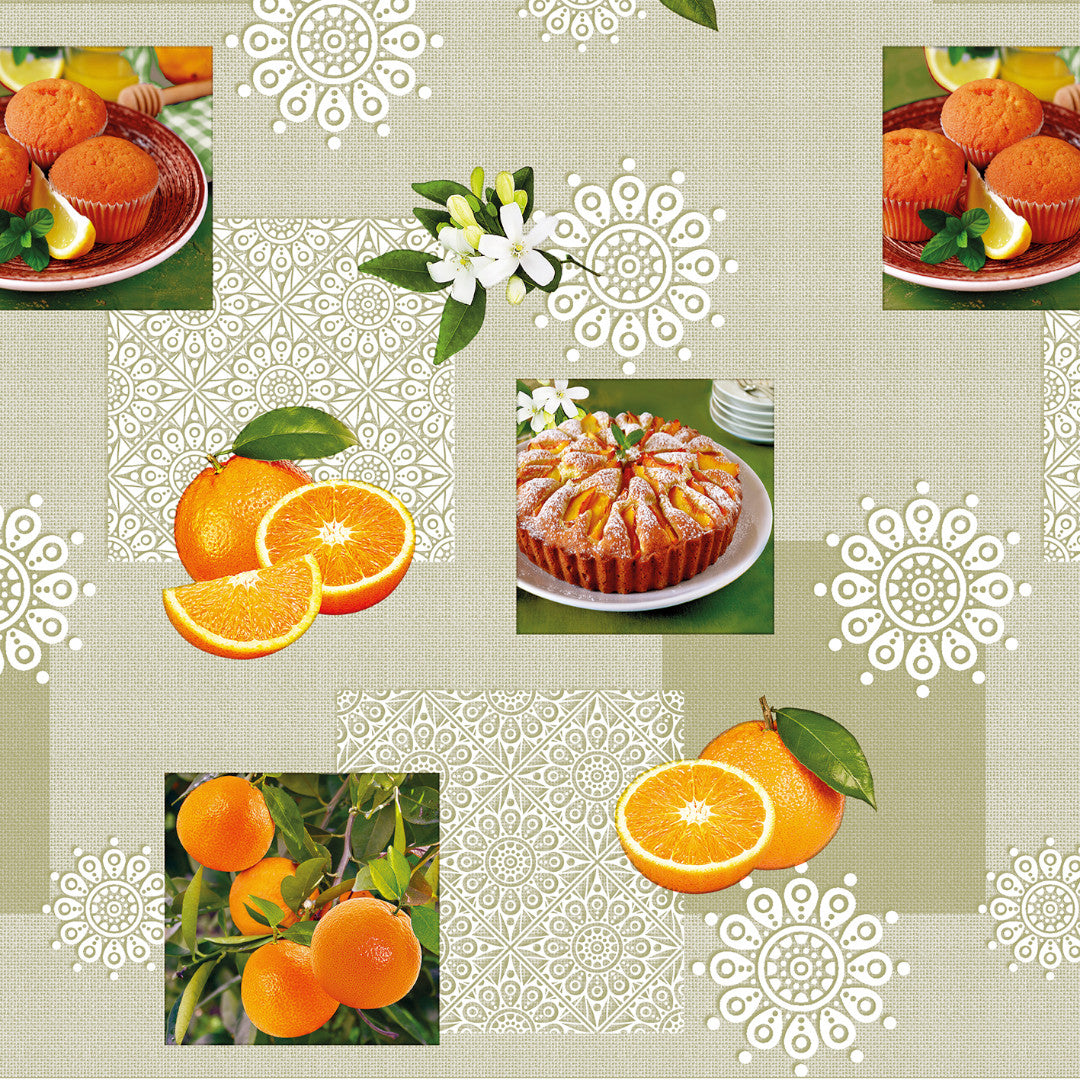 Appelsinernas Värld - Vaxduk med appelsiner