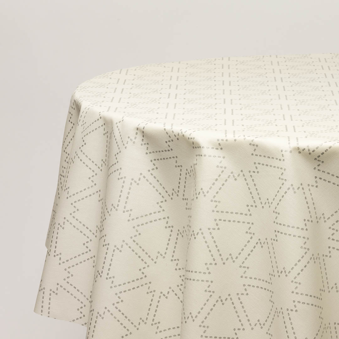 Julduk - Textilvaxduk med stjärnränder