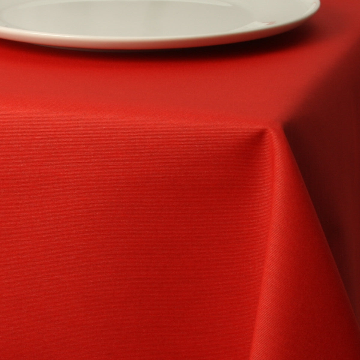 Basic enfärgad textilvaxduk - Röd