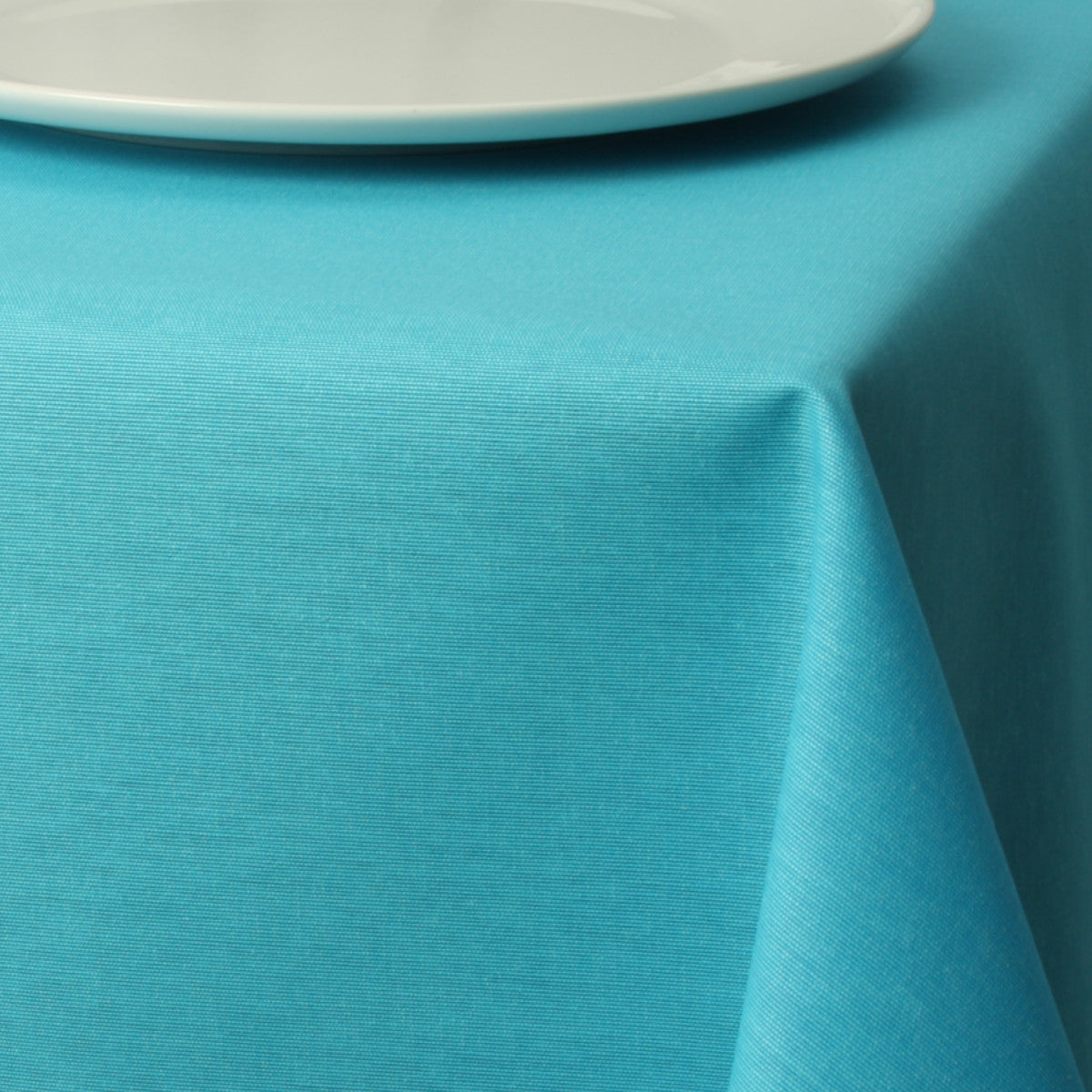 Basic enfärgad textilvaxduk - Turkos