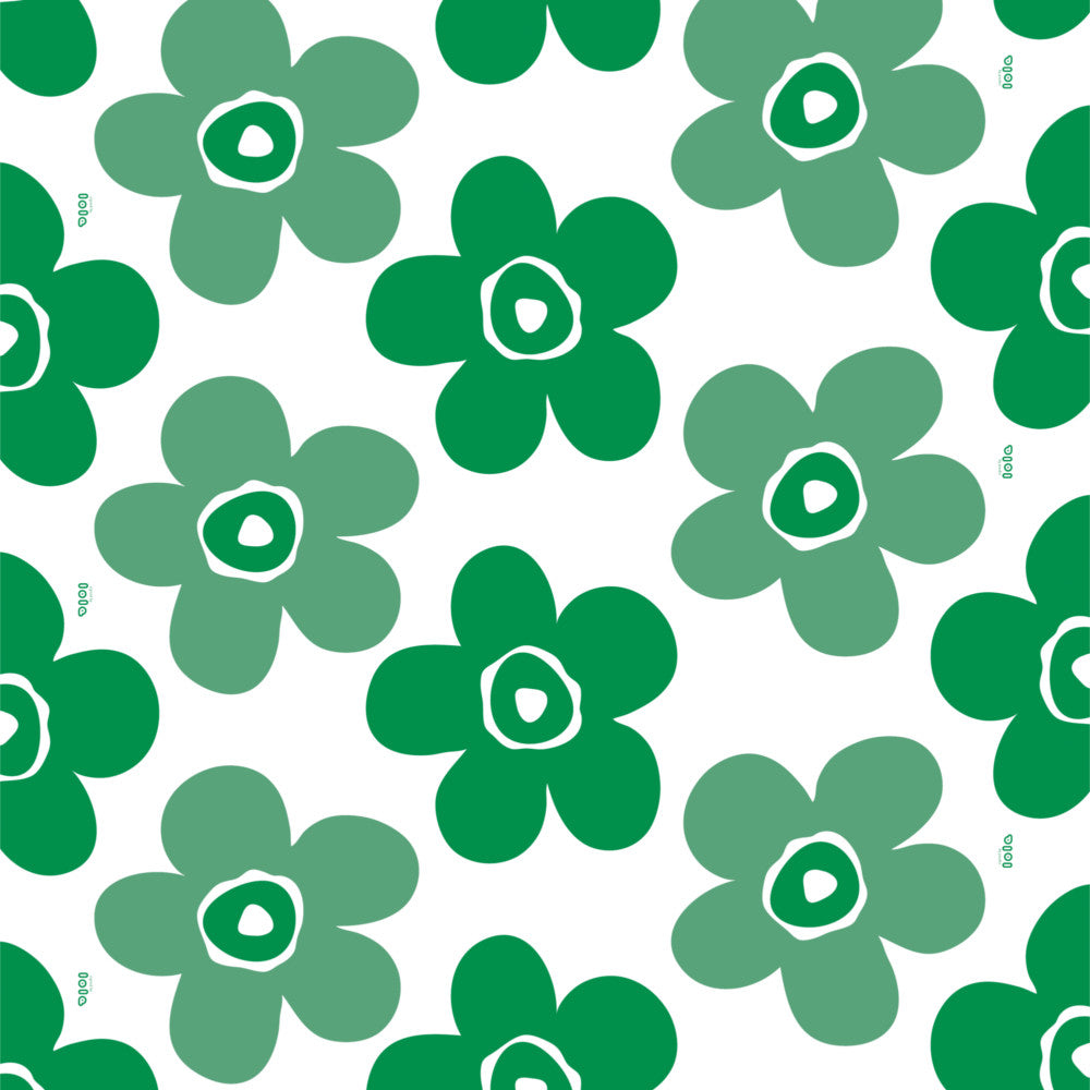 Lola vaxduk - Big Flower Apple närbild