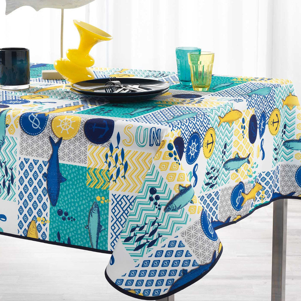 Blue Lagoon White - fläckskydd duk 150 x 240 cm