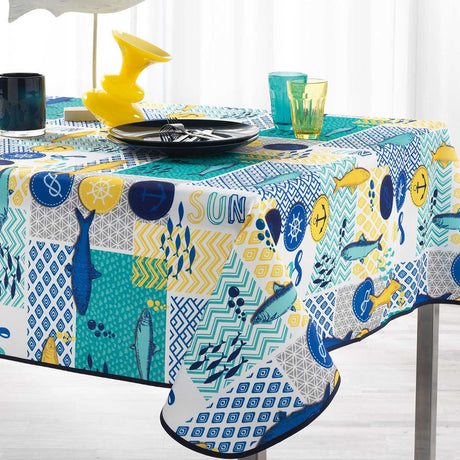 Blue Lagoon White - fläckskydd duk 150 x 240 cm