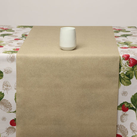 Bordslöpare, Dali Sand - enfärgad akrylduk 40 cm