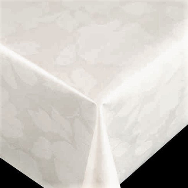 Bouquet, vaxduk med vita blommor