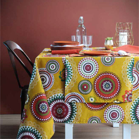 Calimo - Laura Lancelle textilvaxduk med mandalamönster