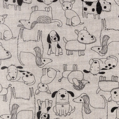 Cani Divertenti e Carini - Textilvaxduk med söta och roliga hundar