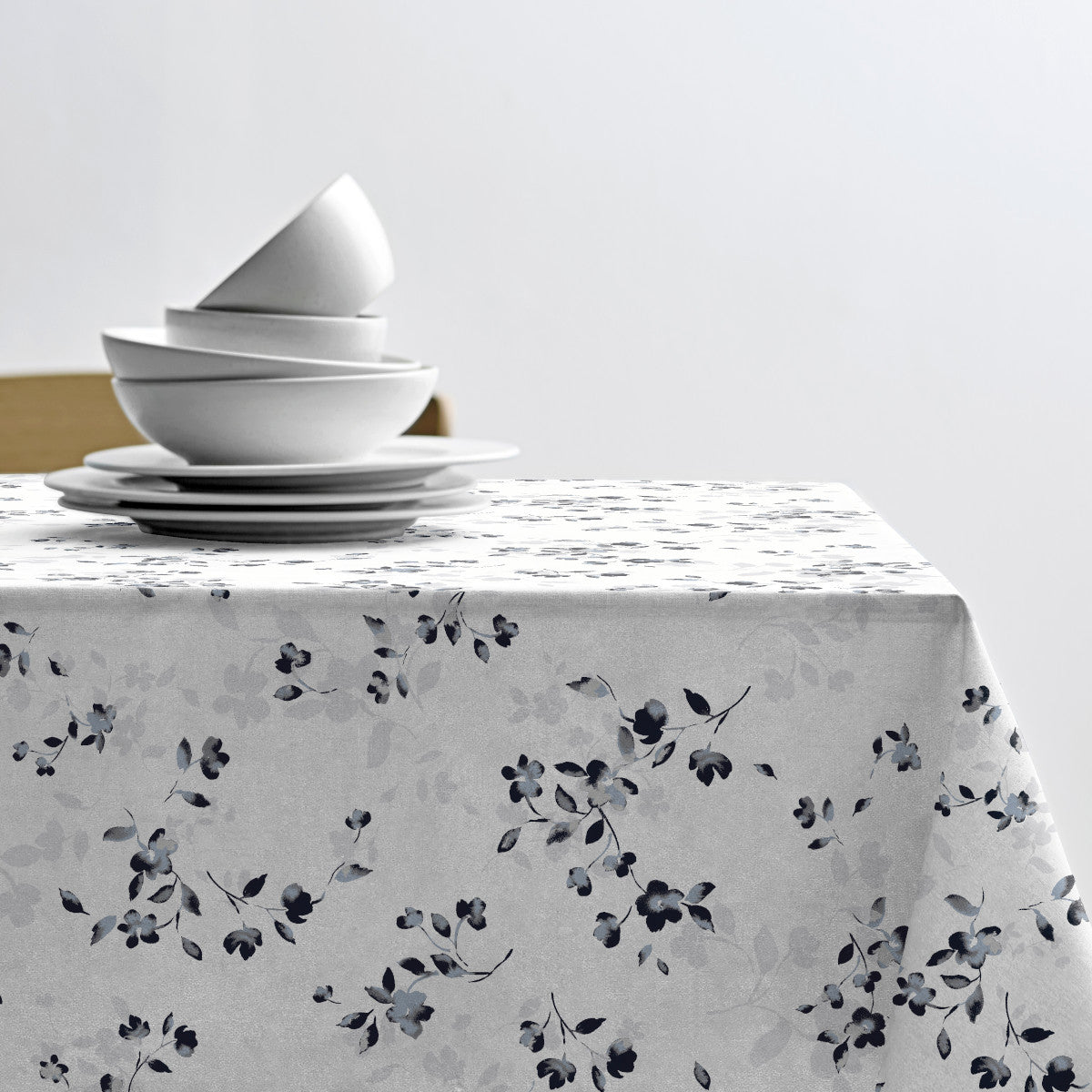 Cherry Blossom Grey - Sødahl textilduk med glidskydd