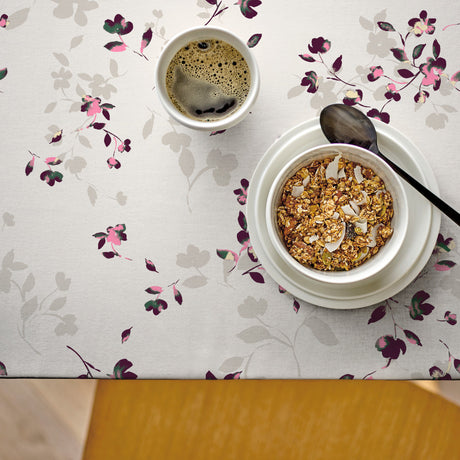 Cherry Blossom Pink - Sødahl textilduk med glidskydd,  uppifrån