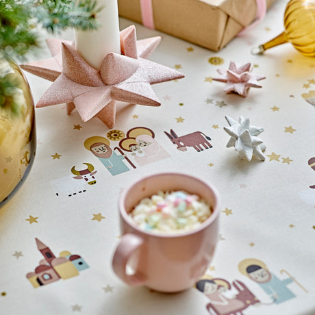 Södahl Julduk - Christmas Night Offwhite, textilvaxduk