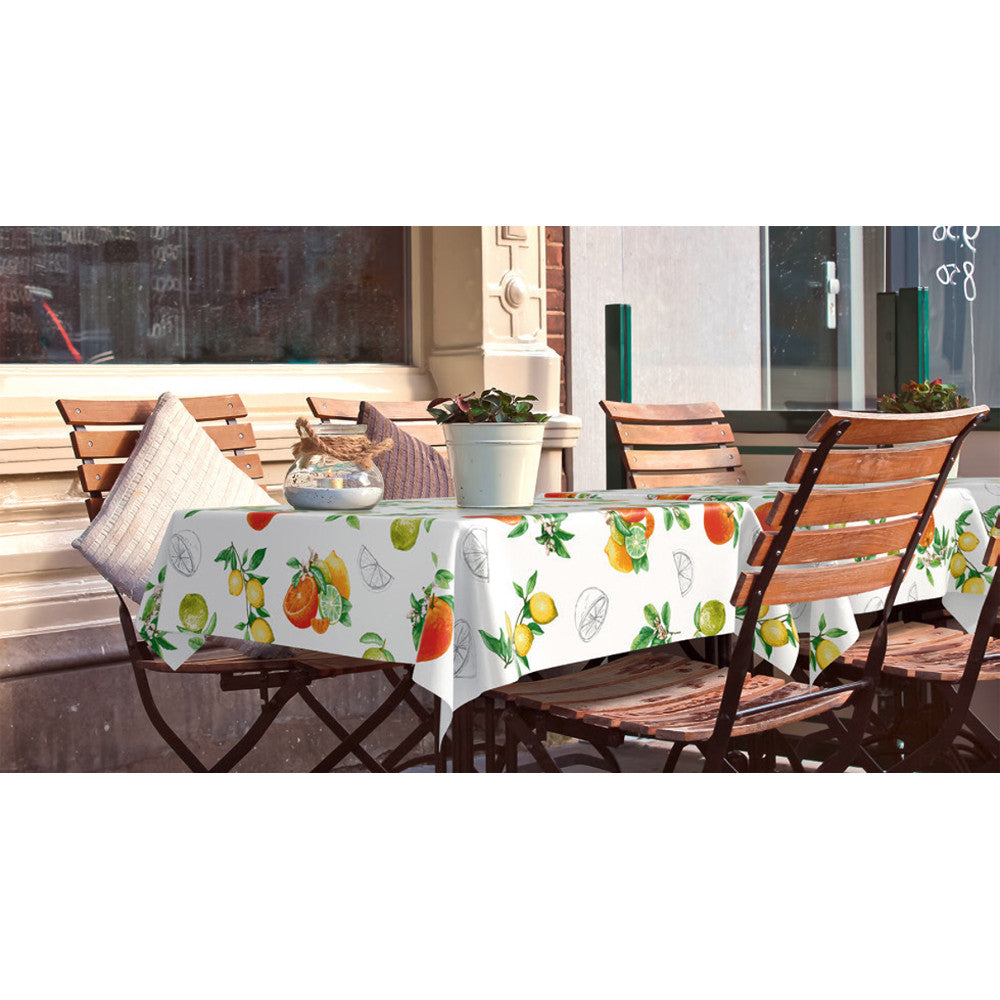 Miljöbild med Citronella - LFGB, vaxduk godkänd för kontakt med livsmedel