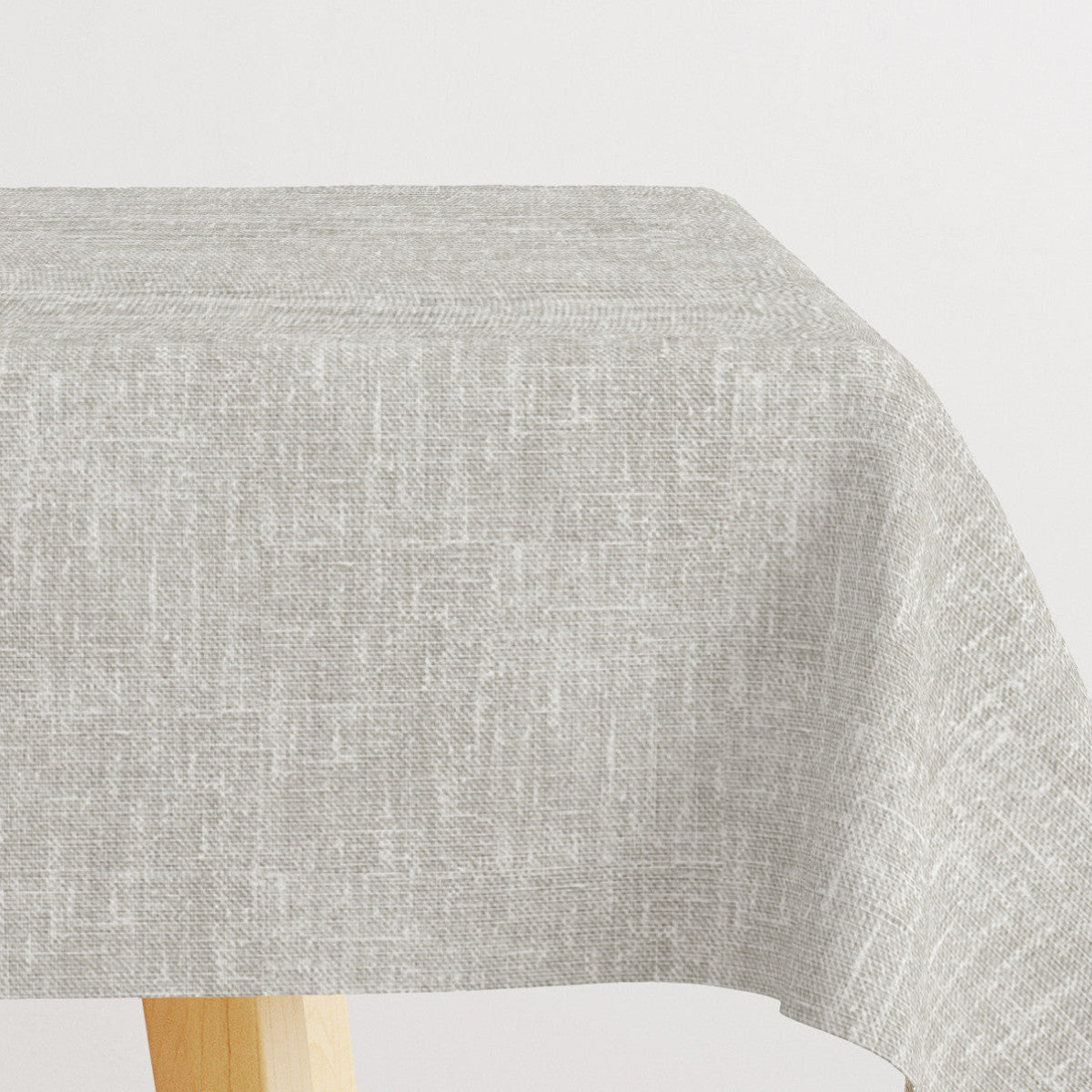 Claudel Piedra Grå - textilvaxduk med hessian look, 180 cm bred