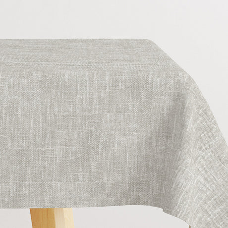 Claudel Piedra Grå - Textilvaxduk med jute-look, 140 cm bred