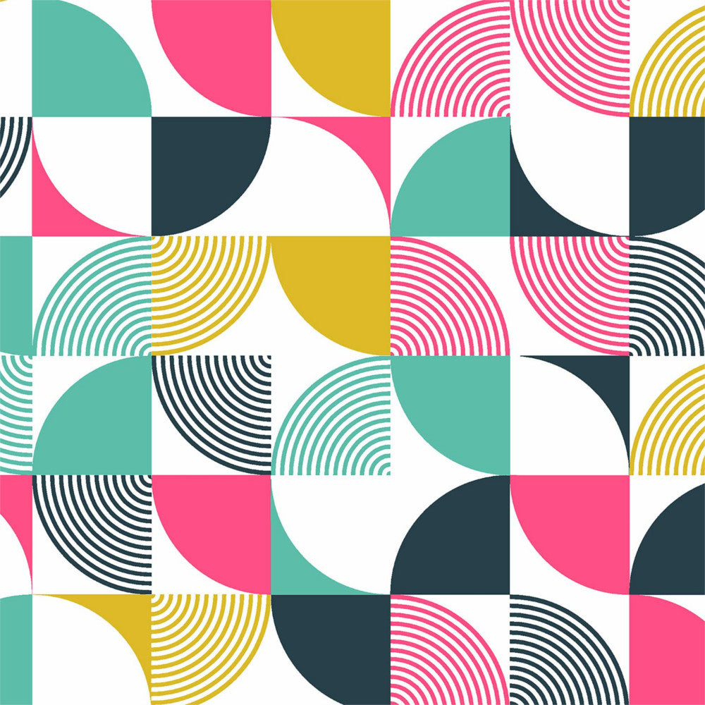 Colormix Retro - Vaxduk med snyggt retro-mönster i fräscha färger
