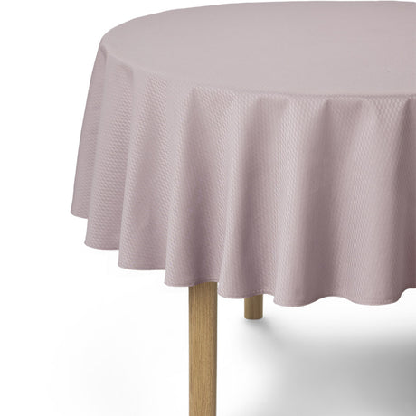 Compliments Damastduk Tile, ash rose - Rund Ø 200 cm