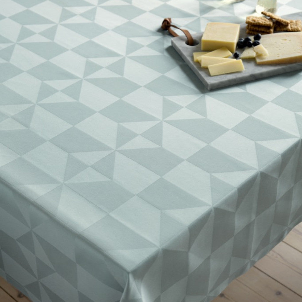 Compliments Damastduk Wind, Grön - Ø 180 cm