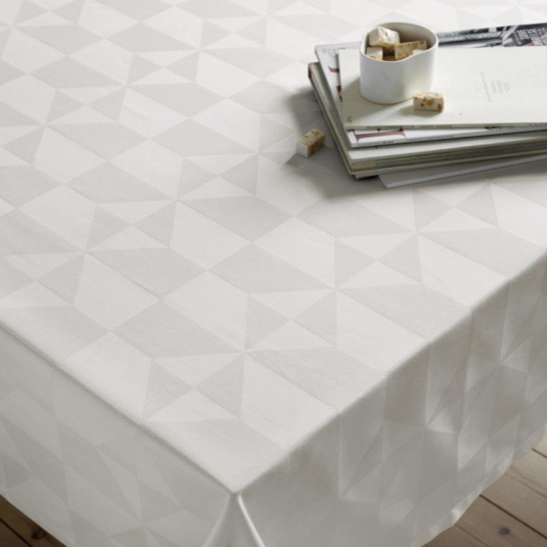 Compliments Wind Damastduk, Creme - 160 x 220 cm