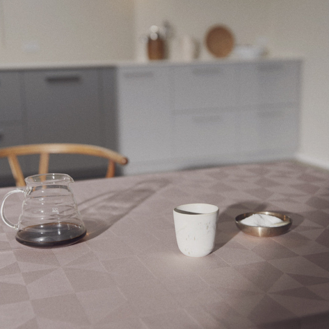 Compliments Wind Damastduk, Rose - 140 x 270 cm