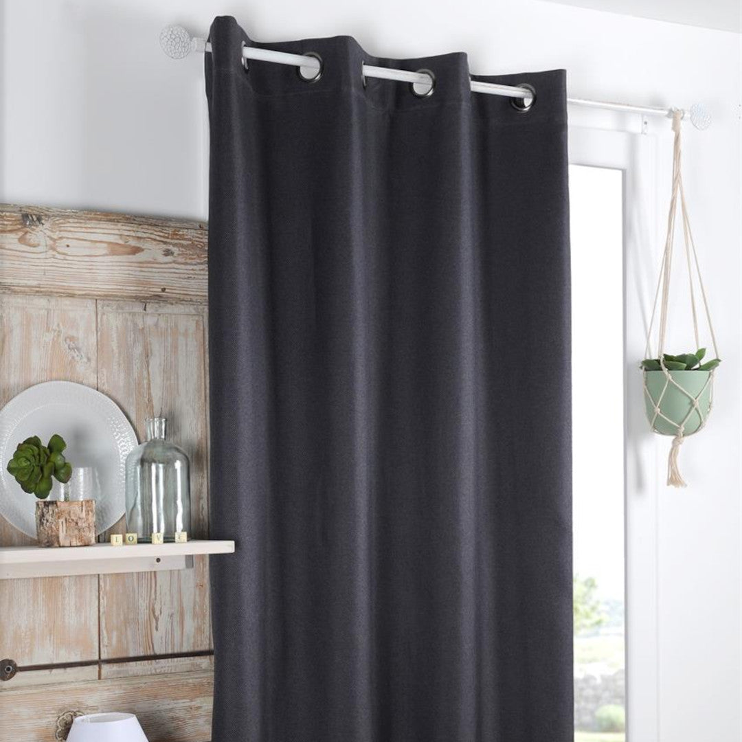 Copenhague Antracit – Isolerande Gardin 140 x 260 cm