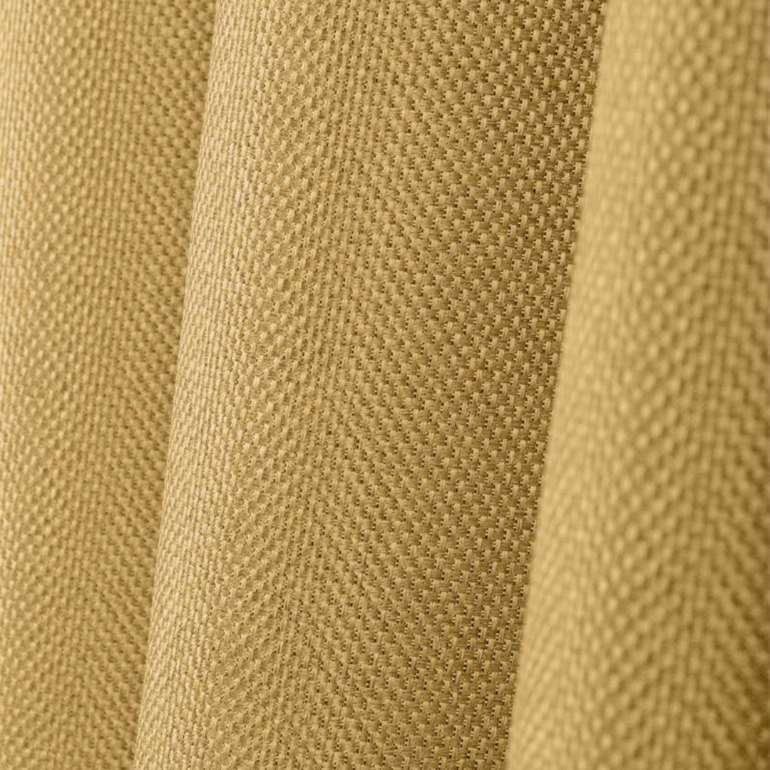 Copenhague Senapsgul – Isolerande Gardin 140 x 260 cm, närbild