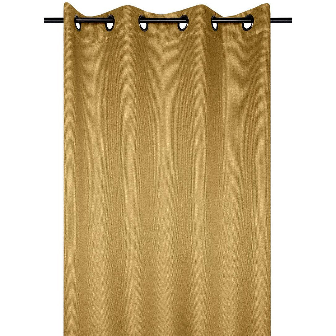 Copenhague Senapsgul – Isolerande Gardin 140 x 260 cm, upphängd