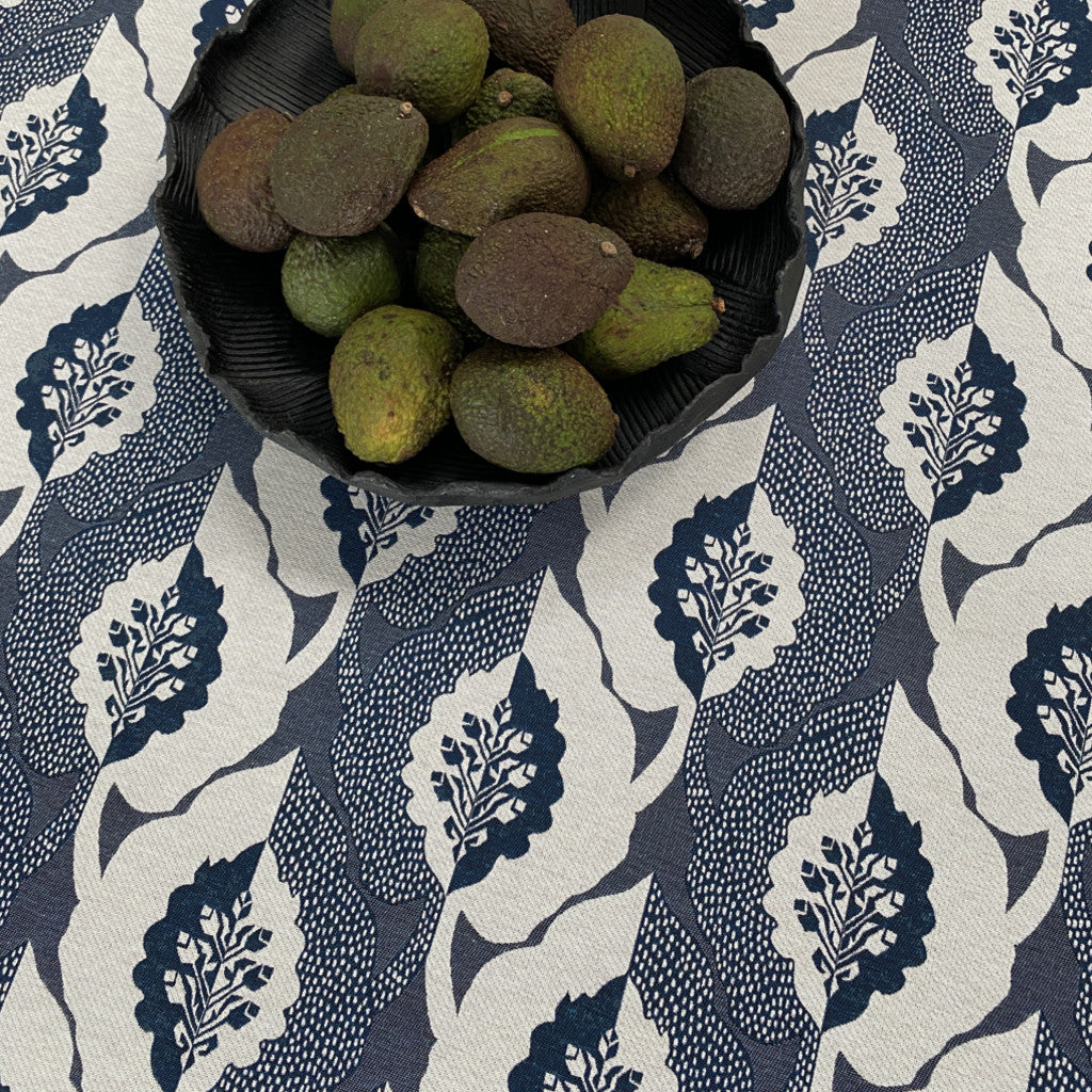 Cypres Blue – textilvaxduk med glidskydd