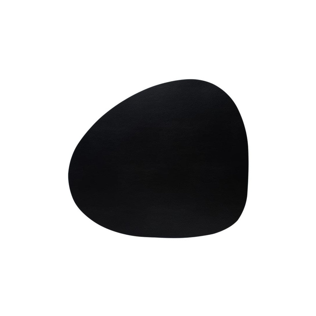 Bordstablett i återvunnet läder – Pebble Antracit 46 × 40 cm, modell
