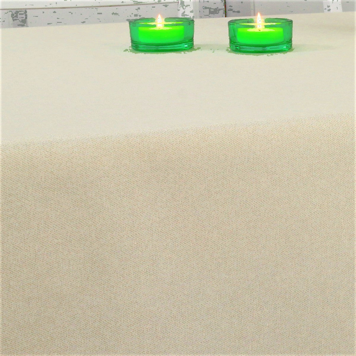 Dali textilvaxduk offwhite, 160 cm bred