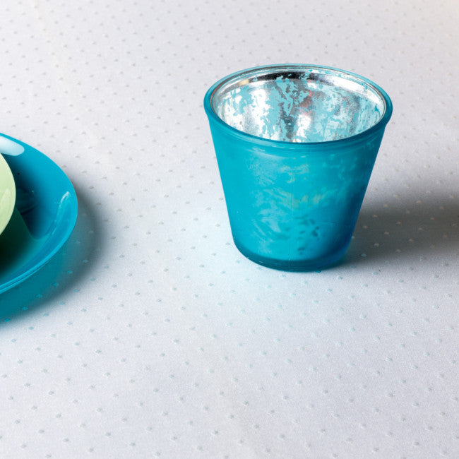 Polarstern Ø 240 cm, rund damastduk 58% bomull, 42% polyester vit