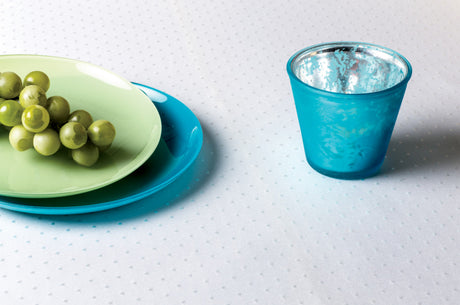 Polarstern Ø 240 cm, rund damastduk vit