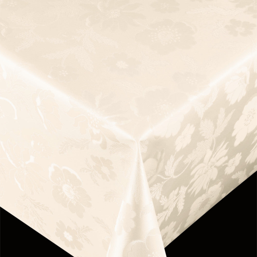 Diamond Offwhite – PVC-fri vaxduk med präglat mönster