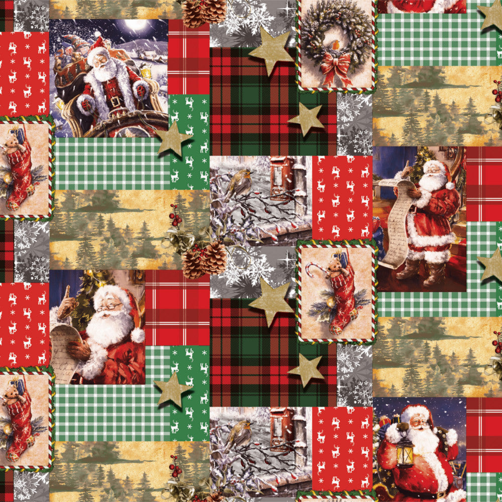 Kära Tomten – Julduk med tomten på väg mot jul. Närbild önskelista, krans, julsock