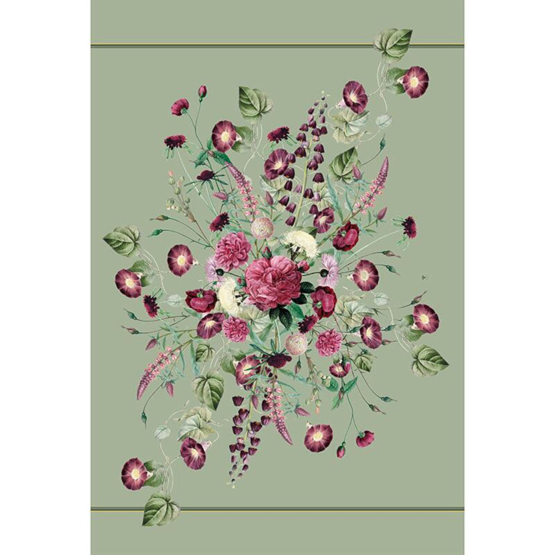 Linneduk Blossom Garden 145 x 220 cm – Jim Lyngvild