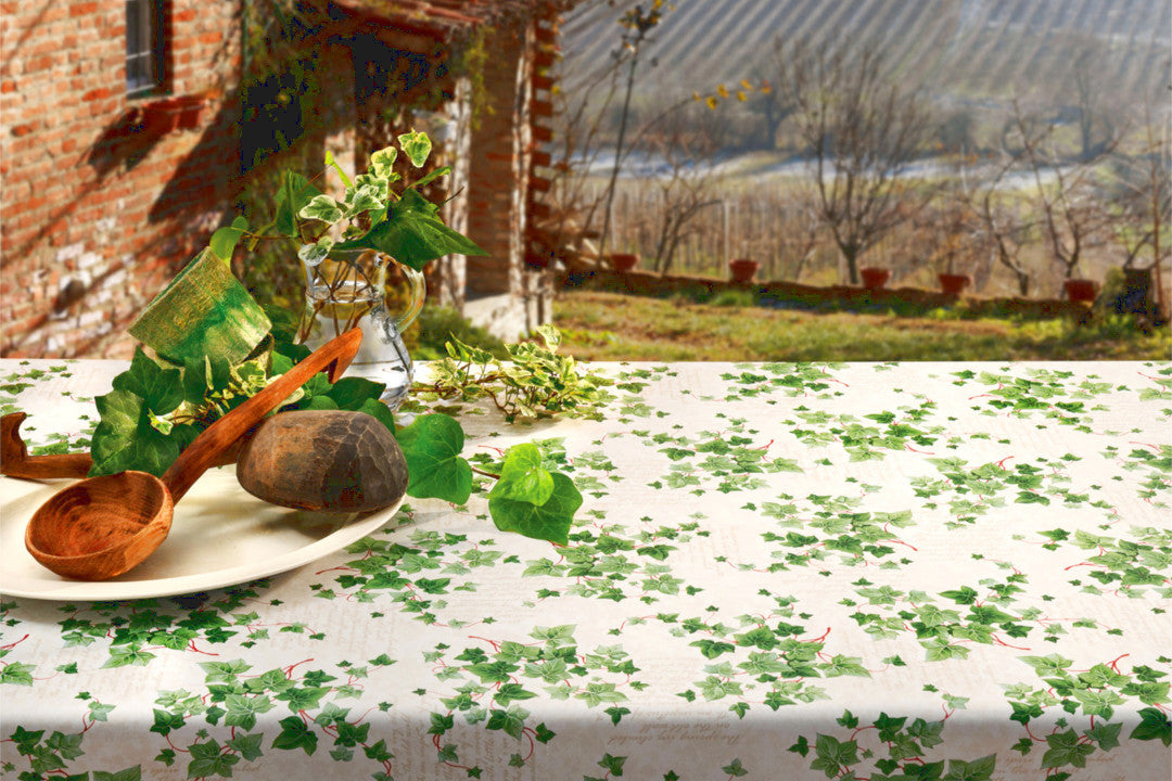 Edera, vaxduk med murgröna