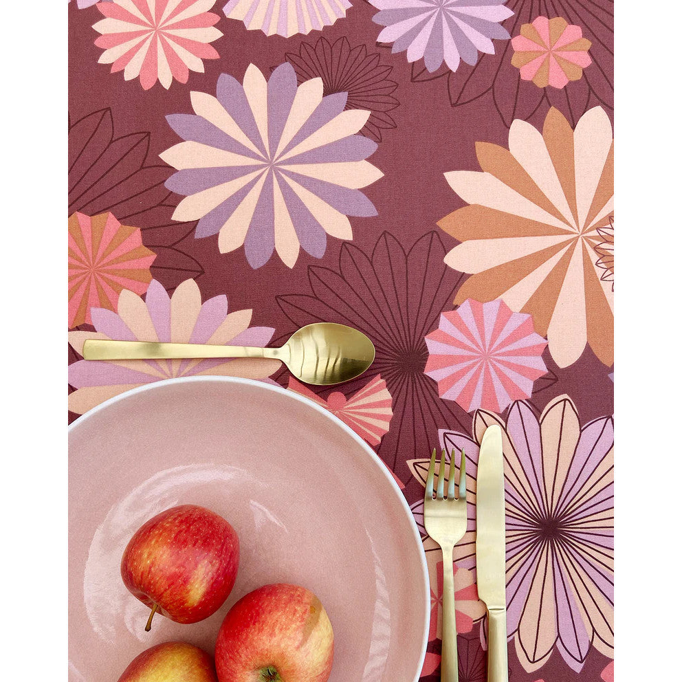 Engel Purple - Notes by Susanne Schjerning - textilvaxduk med glidskydd