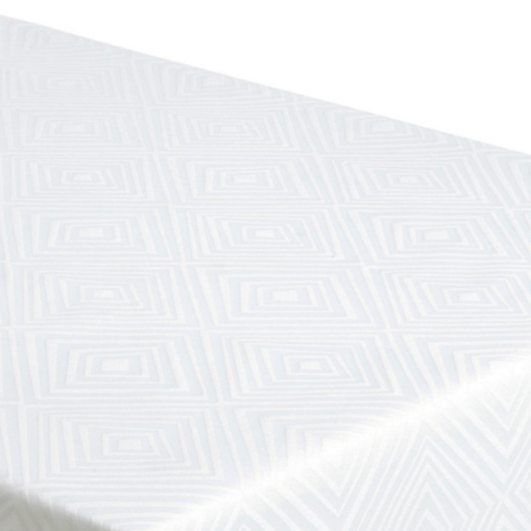 Engholm Diamonds Vit Damastduk – 140 x 180 cm