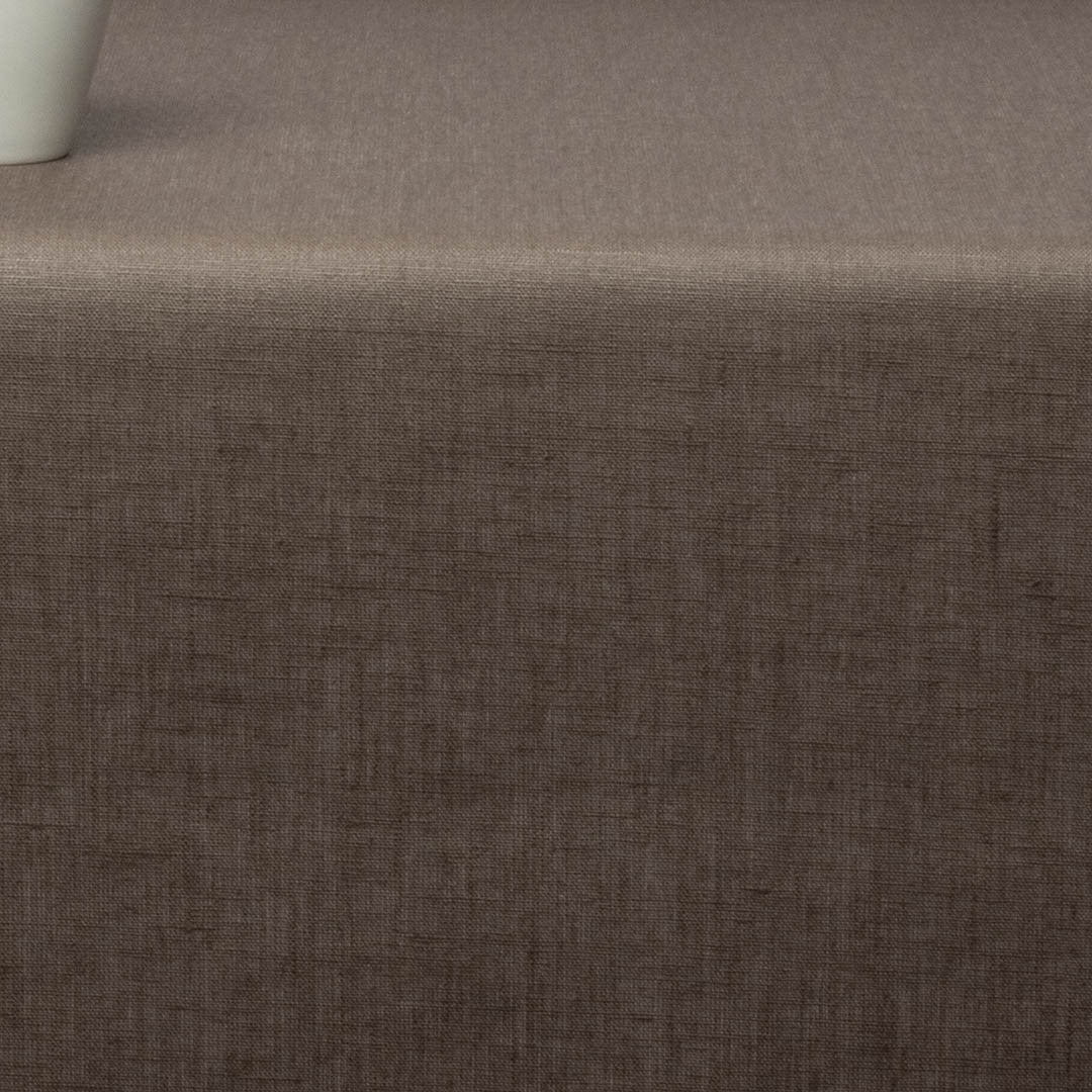 Textilvaxduk i 100 % linne - 140 cm bred - Mud