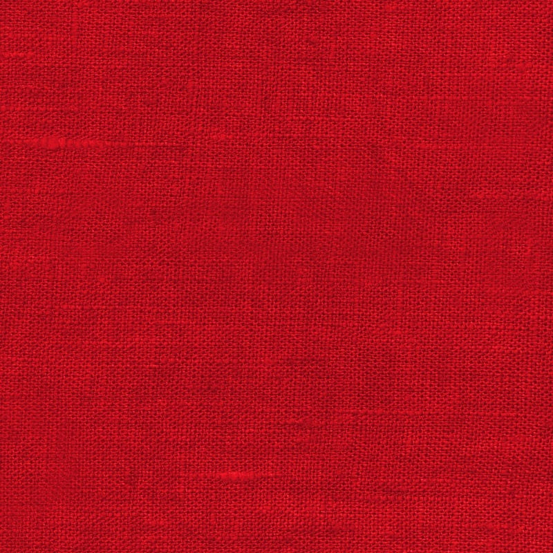 Textilvaxduk i 100 % linne - 140 cm bred - Röd