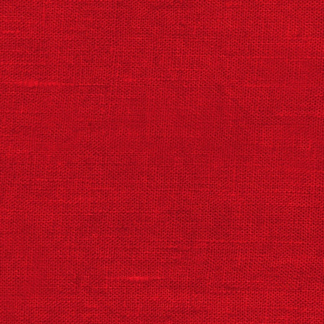 Textilvaxduk i 100 % linne - 140 cm bred - Röd