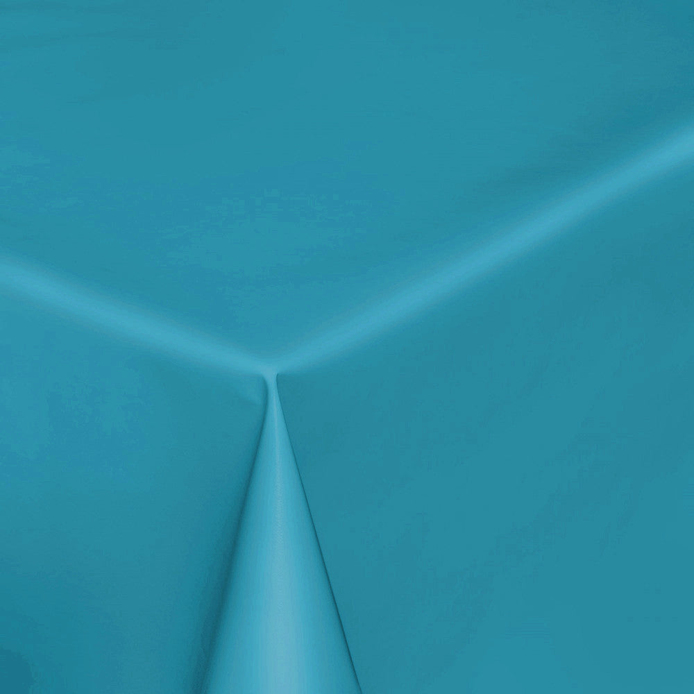 2.a sortering Uni Mat - Enfärgad vaxduk med matt yta - Aqua
