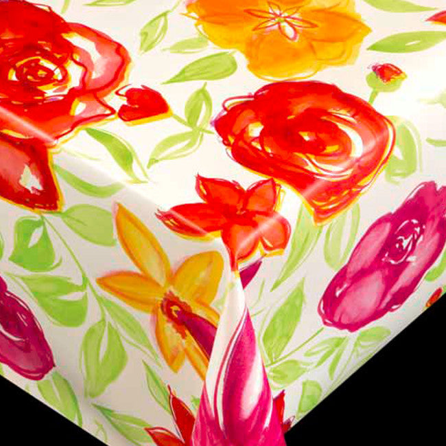 Flora – rund vaxduk Ø 160 cm